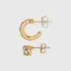 Brand new ⭐ Crystal Mini Cuffs Hoops and Stud Earring Set 8pc - A New Day™ Gold 🎉 -A New Day Sales 2022 unnamed file 1033