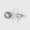 Buy 🌟 Sterling Silver Tri Color Pearl Stud Earring Set 3pc - A New Day™ Silver 🥰 -A New Day Sales 2022 unnamed file 1044