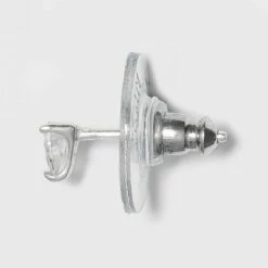 Top 10 ๐งจ Sterling Silver with Cubic Zirconia Star, Moon, Tear Drop and Endless Hoop Stud Earring Set 5pc - A New Day™ Silver โ