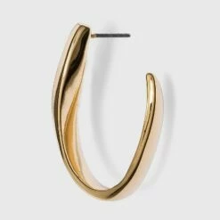 Outlet 🎉 Twisted Metal Hoop Earrings - A New Day™ Gold ✔️
