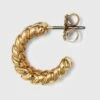 Top 10 😍 Small Textured Hoop Earrings - A New Day™ Gold 👏 -A New Day Sales 2022 unnamed file 1090