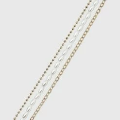 New 👏 Pearl Anklet Set 3pc - A New Day™ Gold 🥰