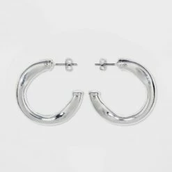 Promo 🤩 Wavy Hoop Earrings - A New Day™ Gold ✨ -A New Day Sales 2022 unnamed file 1153