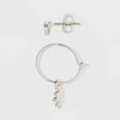 Hot Sale 🥰 Zinc Stud Earring Set 3pc - A New Day™ Silver ❤️