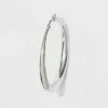 Best reviews of 👍 Silver Plated Graduated Hoop Earrings 50mm - A New Day™ Silver 💯