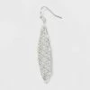 Coupon 🔔 Filigree Drop Earrings - A New Day™ Silver 🔥