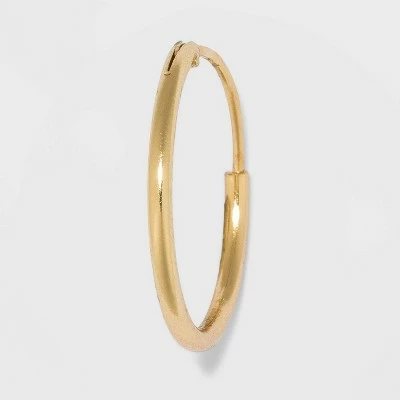 Flash Sale โจ Gold Over Sterling Silver Endless Hoop Fine Jewelry Earring Set 3pc - A New Day™ Gold ๐ 3 Flash Sale โจ Gold Over Sterling Silver Endless Hoop Fine Jewelry Earring Set 3pc - A New Day™ Gold ๐