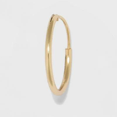 Promo 🔥 Gold Over Sterling Silver Endless Hoop Fine Jewelry Earring Set 3pc - A New Day™ Gold 😀 3 Promo 🔥 Gold Over Sterling Silver Endless Hoop Fine Jewelry Earring Set 3pc - A New Day™ Gold 😀