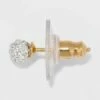 Cheap 🛒 Gold Over Sterling Silver Stud Earring Set 3ct - A New Day™ Clear 🧨 -A New Day Sales 2022 unnamed file 1240