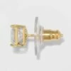 Outlet ✔️ Gold Over Sterling Silver Stud Earring Set 2ct - A New Day™ Clear ✨ -A New Day Sales 2022 unnamed file 1242