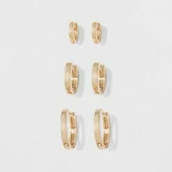 Cheapest 🧨 Small Hoop Earrings - A New Day™ Gold 😀 -A New Day Sales 2022 unnamed file 1281