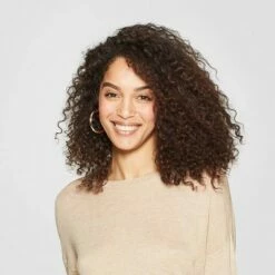 New 🛒 Thick Hoop Earrings - A New Day™ Gold 😍