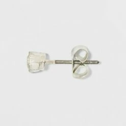 Wholesale ๐ Cubic Zirconia Studs and Hoop Multi Earring Set 8pc - A New Day™ Silver ๐ฅ