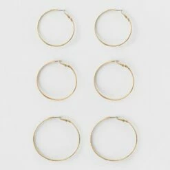 Brand new ✨ Hoop Earring Set 3ct - A New Day Gold 😀 8 Brand new ✨ Hoop Earring Set 3ct - A New Day Gold 😀 -A New Day Sales 2022 unnamed file 1353