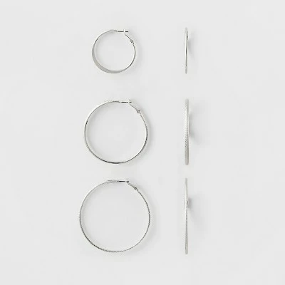 Brand new ✨ Hoop Earring Set 3ct - A New Day Gold 😀 6 Brand new ✨ Hoop Earring Set 3ct - A New Day Gold 😀 - Image 4