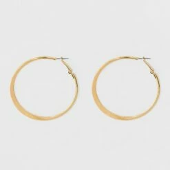 Top 10 🔥 Large Knife Edge Hoop Earrings - A New Day™ Gold ✔️ -A New Day Sales 2022 unnamed file 1367