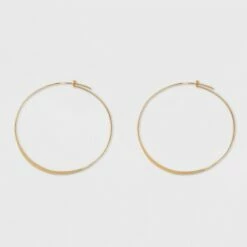 Wholesale 🥰 Large Thin Hoop Earrings - A New Day™ Gold 🎁