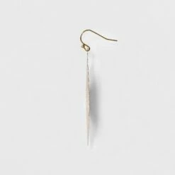 Outlet ⌛ Women's Leaf Drop Earring - A New Day™ Gold 🧨