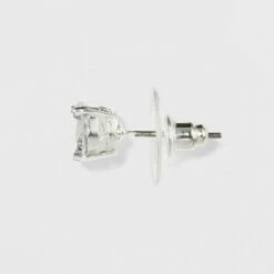 Brand new 😉 Women's Fashion Trio Crystal Round Stud Earring Set 3pc - A New Day™ Silver 🛒