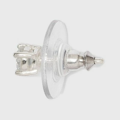 Coupon π Women's Sterling Silver Stud Earrings Set with Round Cubic Zirconia 3pc - A New Day™ Silver β 3 Coupon π Women's Sterling Silver Stud Earrings Set with Round Cubic Zirconia 3pc - A New Day™ Silver β