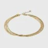 Deals 🌟 3 Row Multi Chains Anklet - A New Day™ Gold 🔔 -A New Day Sales 2022 unnamed file 15