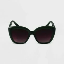 Deals 👍 Women's Oversized Cat Eye 👓 Sunglasses - A New Day™ Green 👍 -A New Day Sales 2022 unnamed file 1577