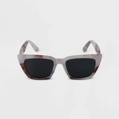 Budget 🎉 Women's Angular Rectangle 👓 Sunglasses - A New Day™ Gray 🛒 -A New Day Sales 2022 unnamed file 1589