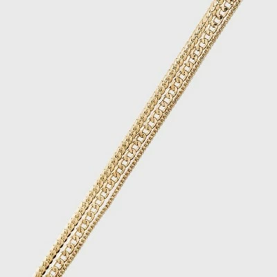 Deals ๐ 3 Row Multi Chains Anklet - A New Day™ Gold ๐ 4 Deals ๐ 3 Row Multi Chains Anklet - A New Day™ Gold ๐ - Image 2