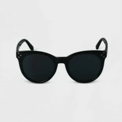 Best deal 🌟 Women's Plastic Round 👓 Sunglasses - A New Day™ Black 🤩 -A New Day Sales 2022 unnamed file 1611