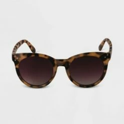 Best deal 🌟 Women's Plastic Round 👓 Sunglasses - A New Day™ Black 🤩 -A New Day Sales 2022 unnamed file 1613