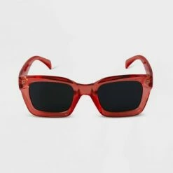 Promo 🌟 Women's Crystal Square 👓 Sunglasses - A New Day™ Pink 💯 -A New Day Sales 2022 unnamed file 1620