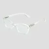 Discount 😍 Women's Crystal Cateye Blue Light Filtering Glasses - A New Day™ Clear 🤩