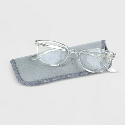Discount ๐ Women's Crystal Cateye Blue Light Filtering Glasses - A New Day™ Clear ๐คฉ 4 Discount ๐ Women's Crystal Cateye Blue Light Filtering Glasses - A New Day™ Clear ๐คฉ - Image 2