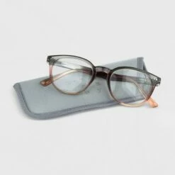 Coupon 🎉 Women's Crystal Round Blue Light Filtering Glasses - A New Day™ Gray/Pink 🎁 -A New Day Sales 2022 unnamed file 1695