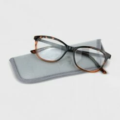Coupon 🧨 Women's Tortoise Shell Print Butterfly Blue Light Filtering Glasses - A New Day™ Black/Brown 🎁 -A New Day Sales 2022 unnamed file 1715