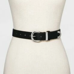 Best reviews of 💯 Women's Trouser Belt with Metal Loop - A New Day™ Black 🧨