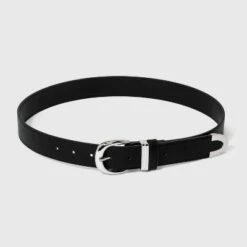 Best reviews of 💯 Women's Trouser Belt with Metal Loop - A New Day™ Black 🧨 -A New Day Sales 2022 unnamed file 180