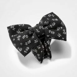Buy 🤩 Floral Bow Claw Hair Clip - A New Day™ Black ✔️ -A New Day Sales 2022 unnamed file 1847