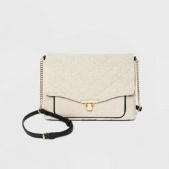 Cheap 🎉 Quilted Boxy Crossbody Bag - A New Day™ White 🔔 -A New Day Sales 2022 unnamed file 1932