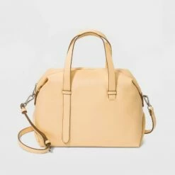 Hot Sale 🥰 Soft Satchel 👜 Handbag - A New Day™ Off White 🎉 -A New Day Sales 2022 unnamed file 1986