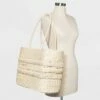 Flash Sale 🥰 Straw Tote 👜 Handbag - A New Day™ Light Beige 👍