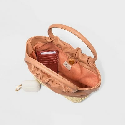 Brand new ๐ Straw Mini Tote ๐ Handbag - A New Day™ Natural ๐ฅฐ 3 Brand new ๐ Straw Mini Tote ๐ Handbag - A New Day™ Natural ๐ฅฐ