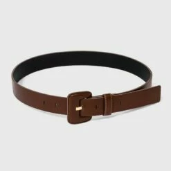Cheap 👏 Women's Covered Buckle Belt with Flat Prong - A New Day™ Brown 🔔 -A New Day Sales 2022 unnamed file 218