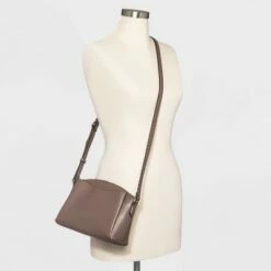 Outlet ✔️ Dome Crossbody Bag - A New Day™ Black 🥰