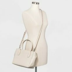 Buy 🌟 Zip Closure Satchel 👜 Handbag - A New Day™ Black ✔️