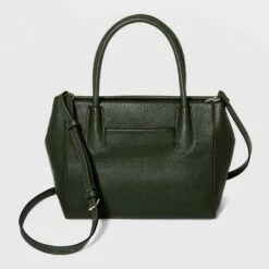 Buy 🌟 Zip Closure Satchel 👜 Handbag - A New Day™ Black ✔️ -A New Day Sales 2022 unnamed file 2235
