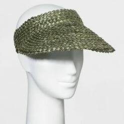 Top 10 🌟 Women's Straw Visor Hat - A New Day™ Olive Green 🎉 -A New Day Sales 2022 unnamed file 2262
