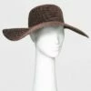 Cheapest 👏 Women's Wide Brim Straw Hat - A New Day™ Natural/brown 🔔 -A New Day Sales 2022 unnamed file 2292
