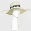 Promo 👏 Women's Wide Brim Straw Hat - A New Day™ Off White 👏