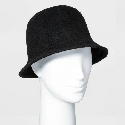 Flash Sale 👏 Women's Felt Cloche Hat - A New Day™ Black 😉 6 Flash Sale 👏 Women's Felt Cloche Hat - A New Day™ Black 😉 - Image 4